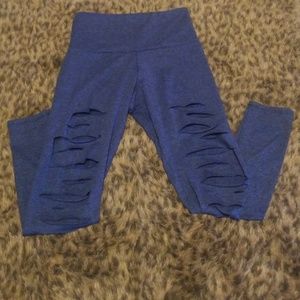 Onzie High Rise Shred Midi Legging